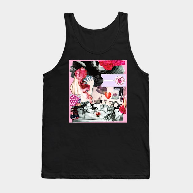 Pills, roses, cabbage, hands, strawberry, collage Tank Top by sadnettles